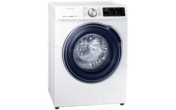 SAMSUNG WW80M645OBW - Vue 3/4 gauche (n&deg;1)