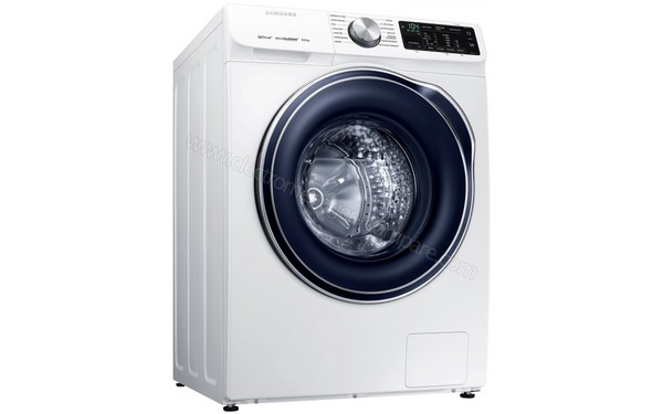 SAMSUNG WW80M645OBW - Vue 3/4 gauche (n&deg;2)