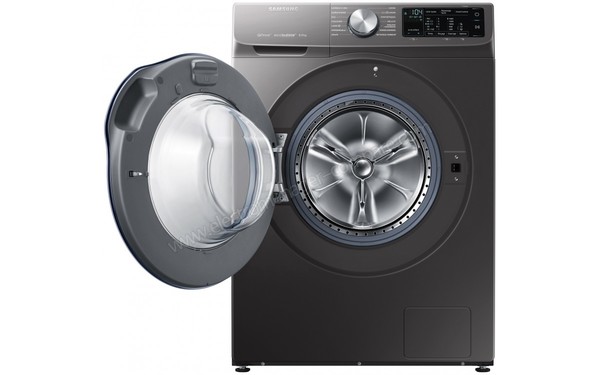 SAMSUNG WW80M645OBX - Vue de face n&deg;1 hublot ouvert (cr&eacute;dit : Boulanger)