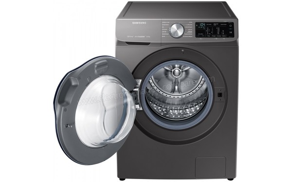 SAMSUNG WW80M645OBX - Vue de face n&deg;2 hublot ouvert (cr&eacute;dit : Boulanger)