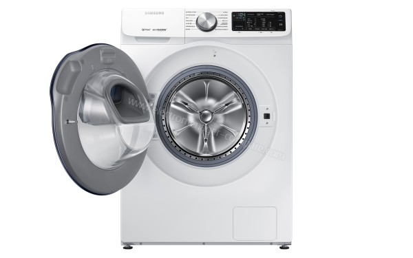 SAMSUNG WW80M645OPW - Vue de face hublot ouvert