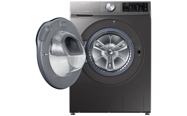 SAMSUNG WW80M645OPX - Vue de face hublot ouvert (n&deg;1)