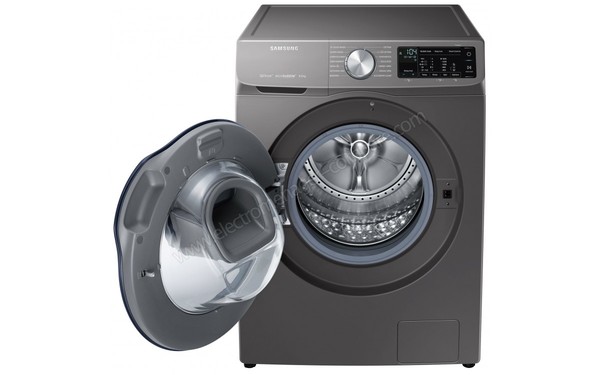 SAMSUNG WW80M645OPX - Vue de face hublot ouvert (n&deg;2)