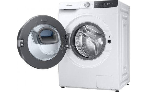 SAMSUNG WW80T754DBT - Vue de l'int&eacute;rieur 3/4 droite