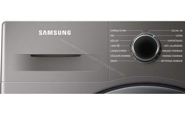 SAMSUNG WW80TA026AX - Panneau des programmes