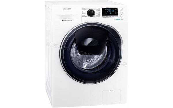 SAMSUNG WW81K6404QW - Vue 3/4 gauche