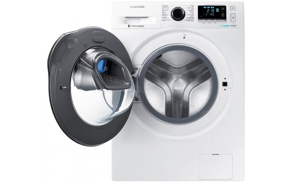 SAMSUNG WW81K6404QW - Vue de face hublot ouvert