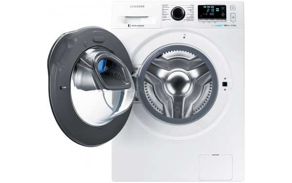 SAMSUNG WW81K6604QW/EN - Vue de face hublot ouvert