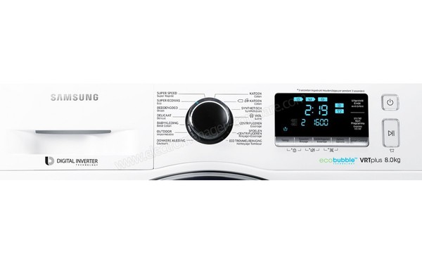 SAMSUNG WW81K6604QW/EN - Panneau de commandes