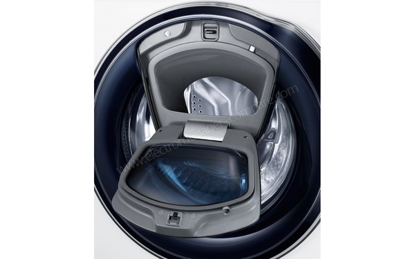 SAMSUNG WW81K6604QW/EN - Hublot additionnel ouvert (vue n&deg;2)