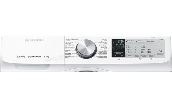 SAMSUNG WW81M642OBA/EN - Panneau de commandes