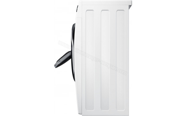 SAMSUNG WW8NK52E0VW - Vue de profil avec porte AddWash ouverte 