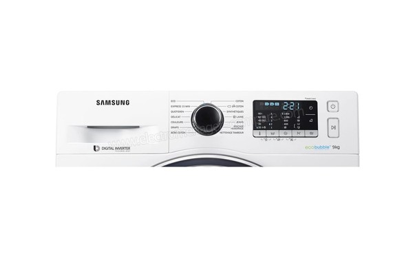 SAMSUNG WW90J5455FW - Panneau de commandes