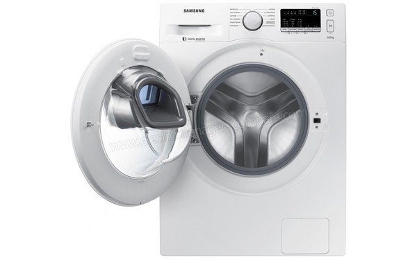 SAMSUNG WW90K4430YW - Vue de face avec hublot ouvert