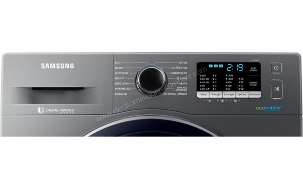 SAMSUNG WW90K5410UX - Panneau de commandes