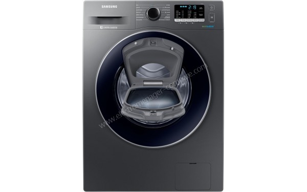 SAMSUNG WW90K5410UX - Vue de face avec Add Wash