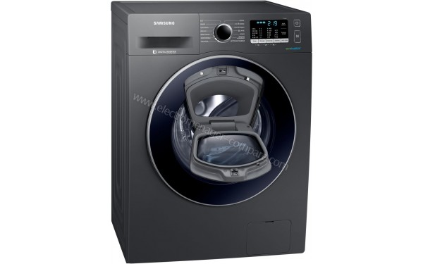 SAMSUNG WW90K5410UX - Vue 3/4 gauche avec Add Wash