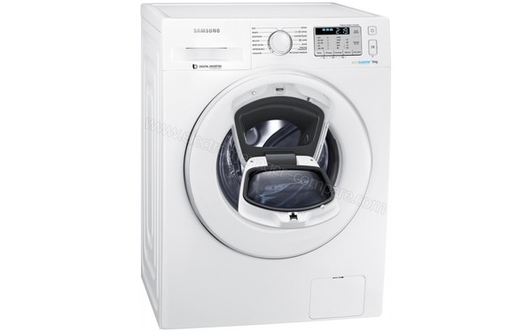 SAMSUNG WW90K5413WW - Vue 3/4 gauche 2 (cr&eacute;dit : Boulanger)