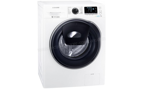 SAMSUNG WW90K6414QW - Vue 3/4 gauche (cr&eacute;dit : Boulanger)