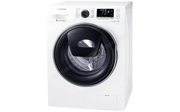 SAMSUNG WW90K6414QW - Vue 3/4 droite (cr&eacute;dit : Boulanger)
