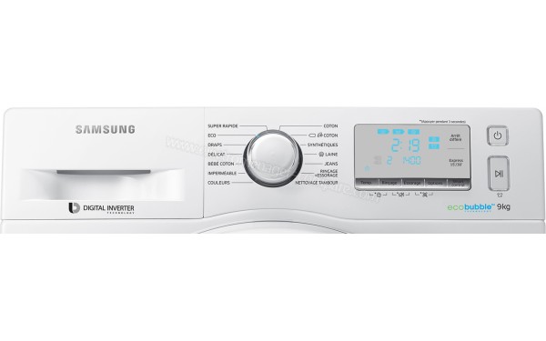 SAMSUNG WW90K6415SW - Panneau de commandes