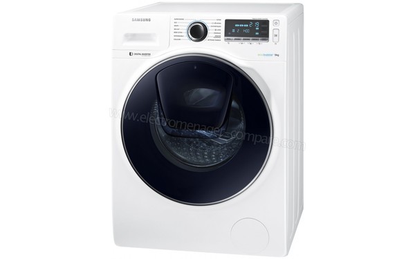 SAMSUNG WW90K7415OW - Vue 3/4 droite (cr&eacute;dit : Boulanger)