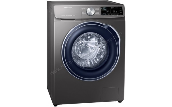 SAMSUNG WW90M645OBX - Vue 3/4 gauche (cr&eacute;dit : Boulanger)