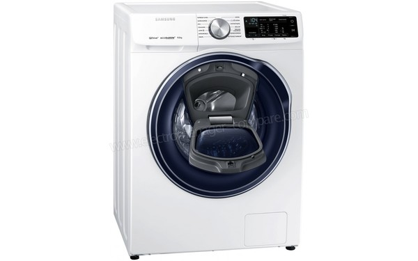 SAMSUNG WW90M645OPW - Vue 3/4 gauche (n&deg;2)