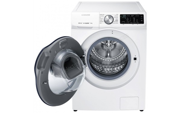 SAMSUNG WW90M645OPW - Vue de face hublot ouvert