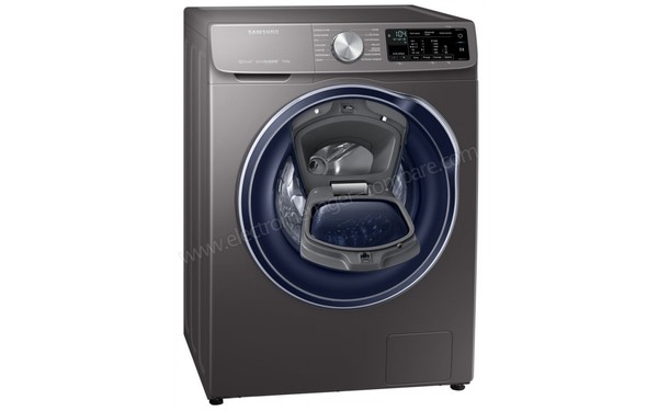 SAMSUNG WW90M645OPX - Vue 3/4 gauche Add Wash