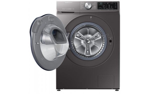 SAMSUNG WW90M645OPX - Vue de face avec hublot ouvert