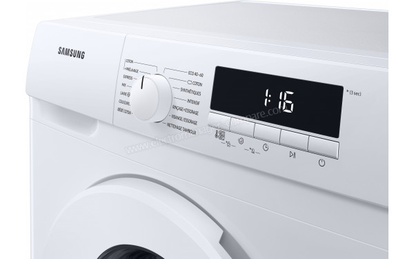 SAMSUNG WW90T304MWW - Vue des programmes