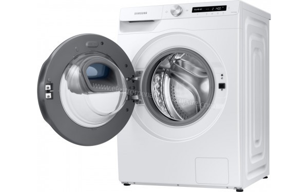 SAMSUNG WW90T554DAW - Vue de l'int&eacute;rieur 3/4 droite