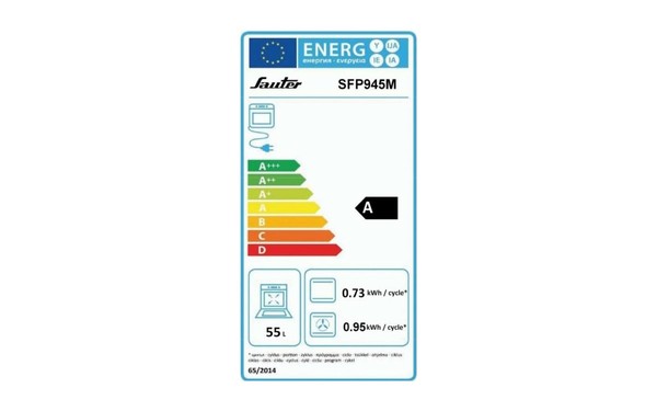 SAUTER SFP945M - &Eacute;tiquette &eacute;nergie