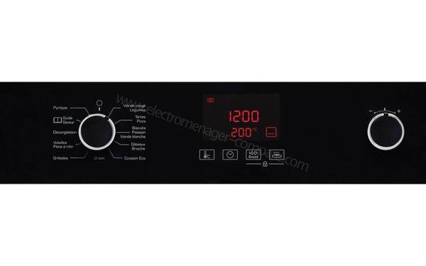 SAUTER SOP4430X - Bandeau de commandes