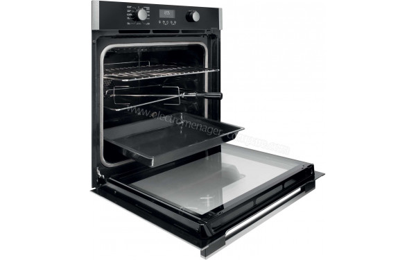 SAUTER SOP4431X - Vue 3/4 gauche porte ouverte