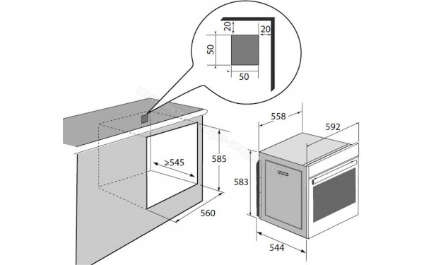 SAUTER SOP6417LX - Sch&eacute;ma technique