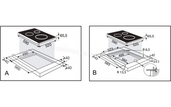 SAUTER SPI3642B - Dimensions