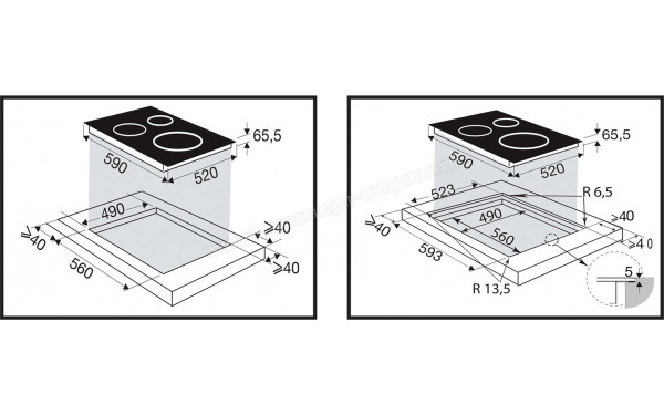 SAUTER SPI5240B - Dimensions