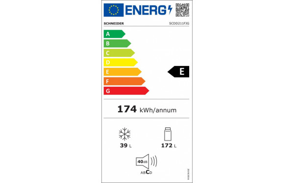 SCHNEIDER SCDD211FJG - &Eacute;tiquette &eacute;nergie v2