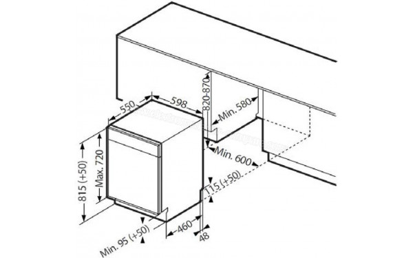 SCHNEIDER SCDW644DIC - Dimensions