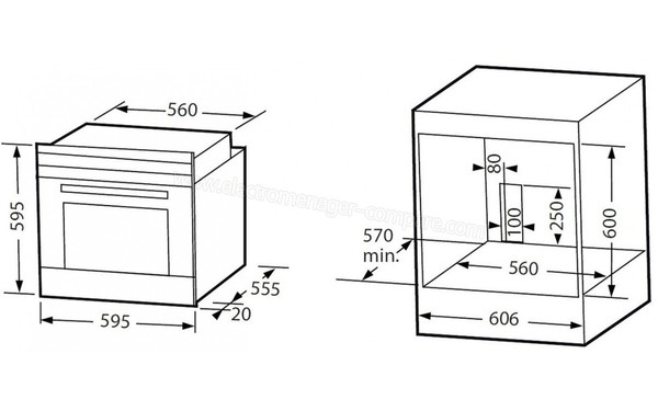 SCHNEIDER SCFC6070AN - Sch&eacute;ma technique (cr&eacute;dit : Darty)