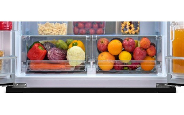 SCHNEIDER SCFD536NFAT - Zoom sur les bacs &agrave; l&eacute;gumes