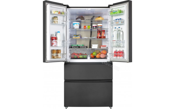 SCHNEIDER SCFD536NFB - Vue de l'int&eacute;rieur partie r&eacute;frig&eacute;rateur