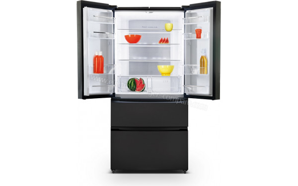 SCHNEIDER SCFD558NFB - Vue de l'int&eacute;rieur partie r&eacute;frig&eacute;rateur