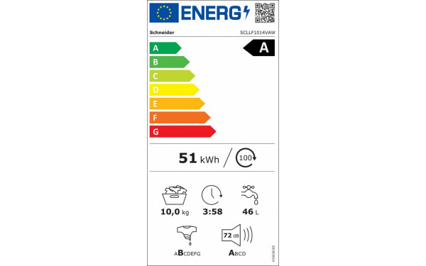 SCHNEIDER SCLLF1014VAW - &Eacute;tiquette &eacute;nergie v2