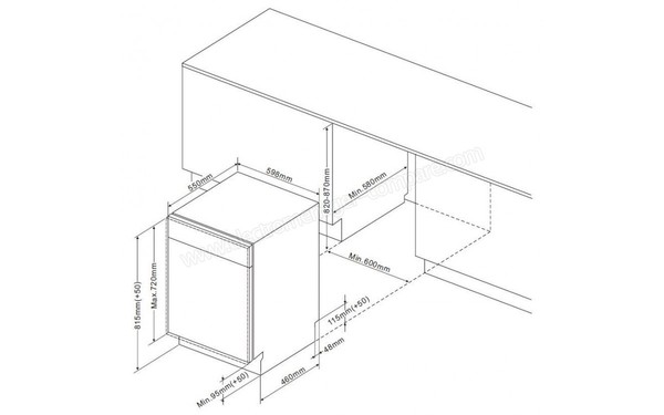 SCHNEIDER SCLT442A0X - Sch&eacute;ma d'encastrement (cr&eacute;dit : Boulanger)