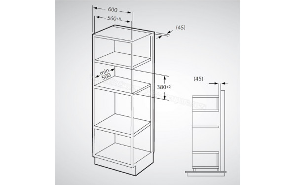 SCHNEIDER SCMG138BS - Dimensions