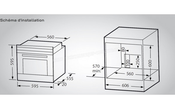 SCHNEIDER SCOC17BABS - Dimensions