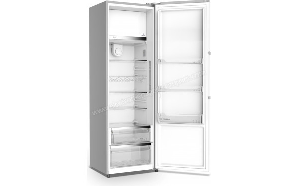 Réfrigérateur 1 porte avec freezer 330 L inox - SCODF335X - Schneider